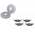 Set discuri si placute fata Opel Astra G BOSCH